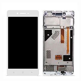 For OPPO A35 Display Assembly with Frame - White