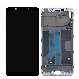 For OPPO R9 R9M R9TM Display Assembly with Frame - Black